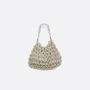 SAC FOURRE-TOUT EN COTON ET PERLE