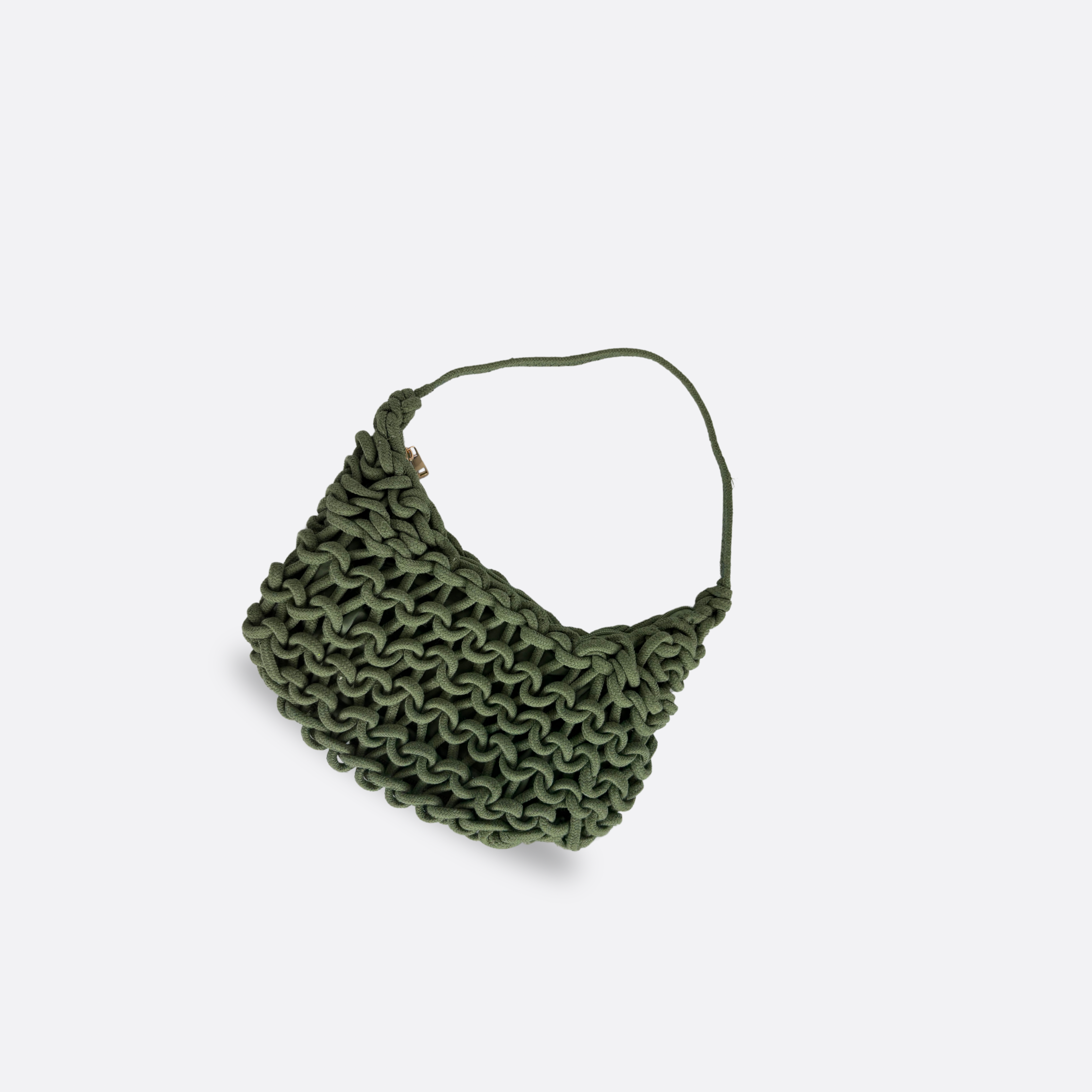SAC EN MACRAMÉ TRÉSSÉ EN COTON