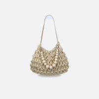 SAC FOURRE-TOUT EN COTON ET PERLE