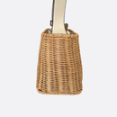 RIVIERA - Sac bandoulière rotin et cuir