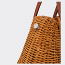 PORTOFINO - Sac à main rotin et cuir